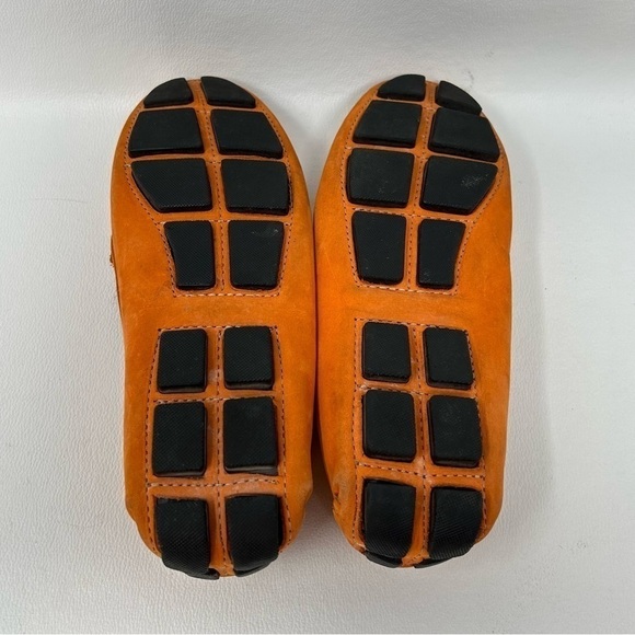 Mercanti Fiorentini Orange Career Driving Penny Loafers 3176 Women's Size 7B - Picture 13 of 14